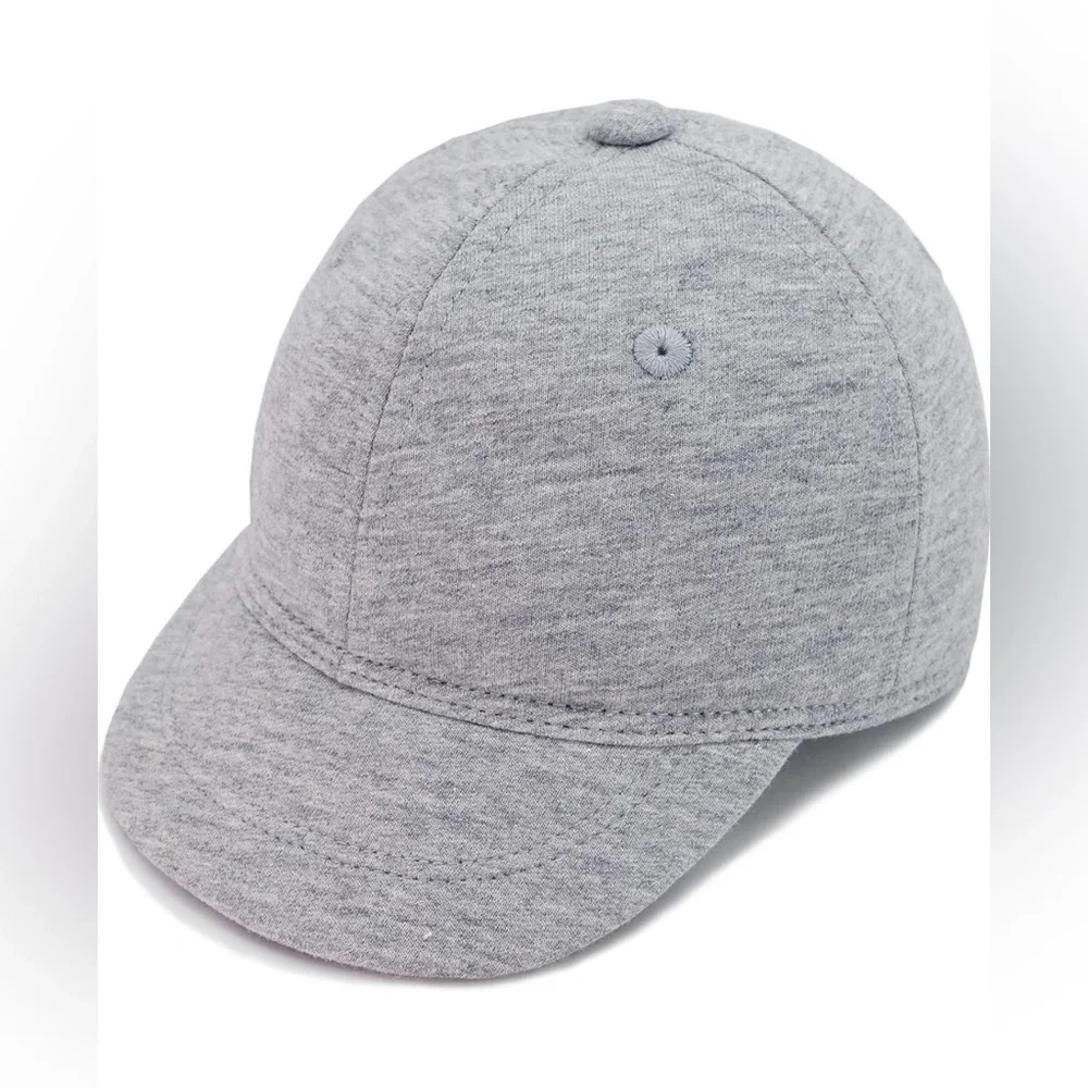 Keepersheep Light Gray & Chambray Baby Cap Set | 6-12M